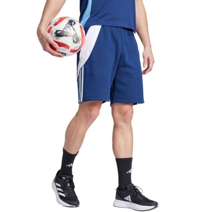 Vyriški medvilniniai šortai adidas Tiro 24, tamsiai mėlyni