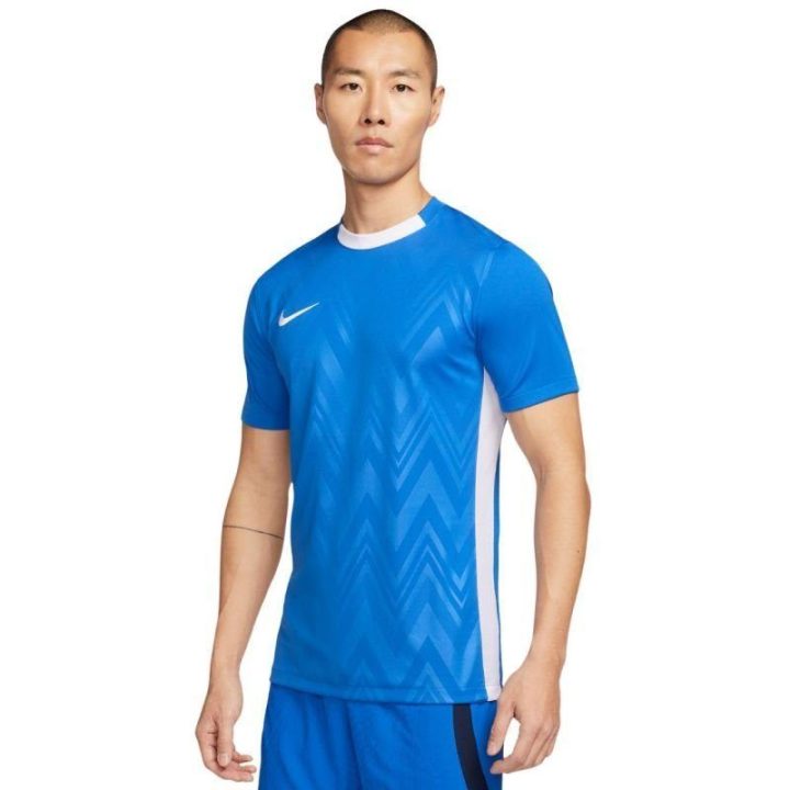Vyriški futbolo marškinėliai Nike Dri-FIT Challenge V, mėlyni