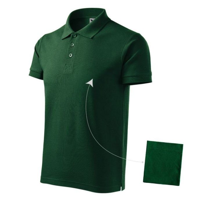 Vyriški medvilniniai polo marškinėliai Malfini Cotton, žali