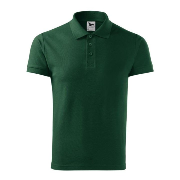 Vyriški medvilniniai polo marškinėliai Malfini Cotton Heavy, žali
