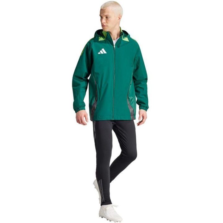 Vyriška striukė adidas Tiro 24 Competition All-Weather, žalia