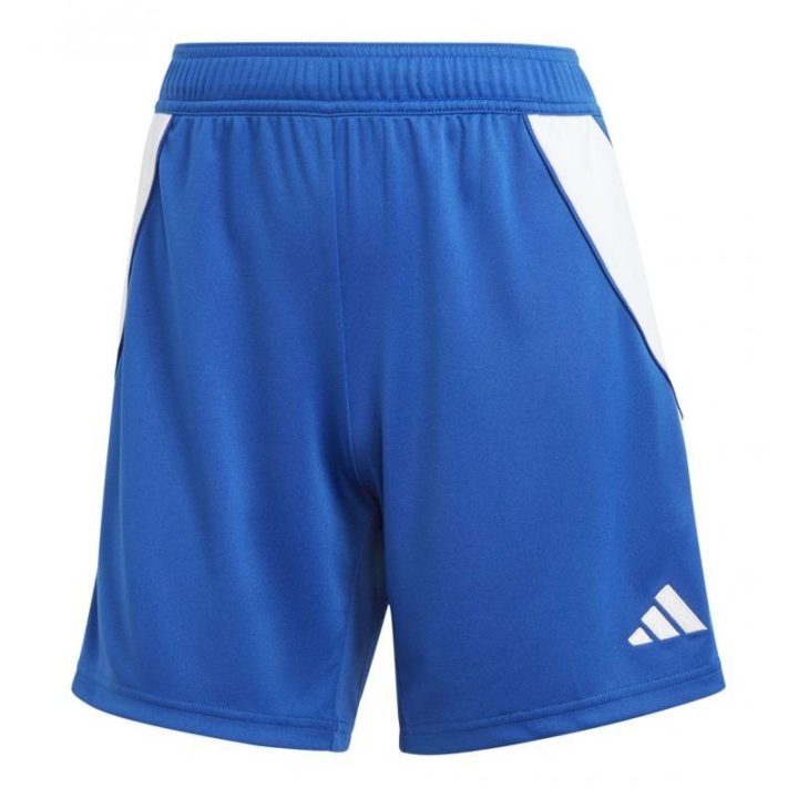 Moteriški šortai su reguliuojamu juosmeniu adidas Tiro 24, mėlyni