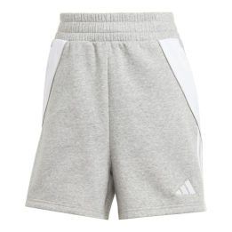 Moteriški medvilniniai šortai adidas Tiro 24, pilki