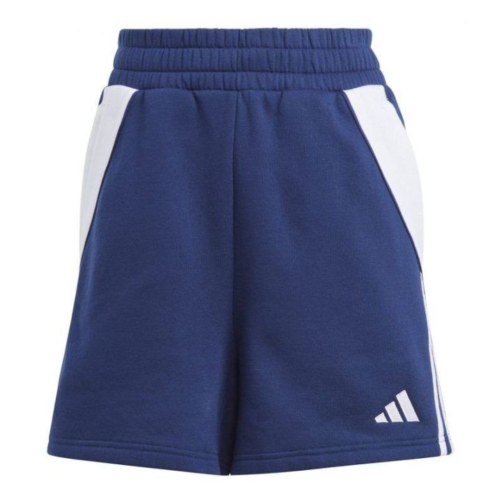 Moteriški medvilniniai šortai adidas Tiro 24, tamsiai mėlyni