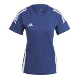 Moteriški treniruočių marškinėliai adidas Tiro 24, tamsiai mėlyni