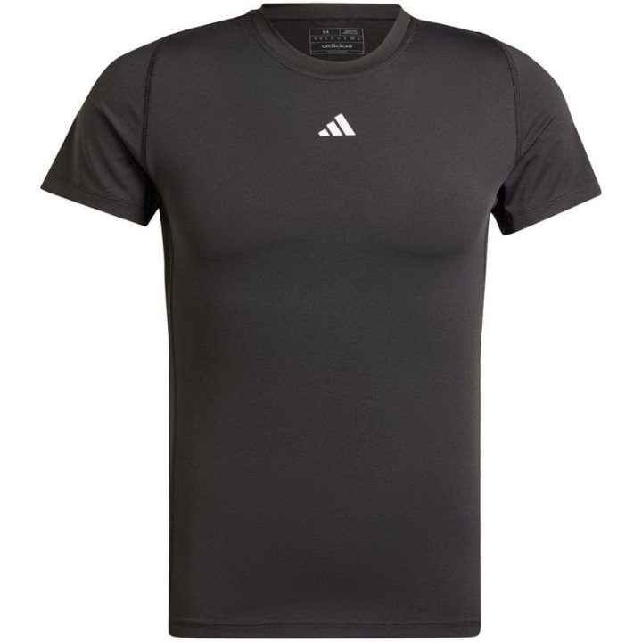 Vyriški prigludę marškinėliai adidas Techfit, juodi