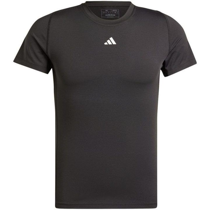 Vyriški prigludę marškinėliai adidas Techfit, juodi