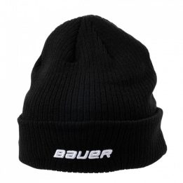 Žieminė kepurė su flisiniu pamušalu Bauer Team Ribbed Touque SR