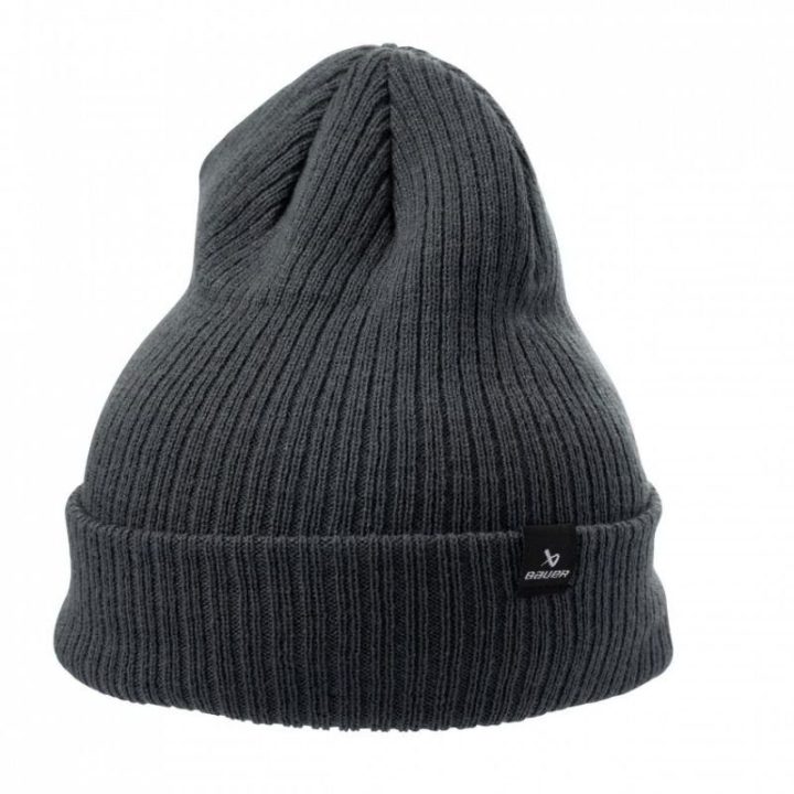 Žieminė kepurė su flisiniu pamušalu Bauer Team Ribbed Touque SR