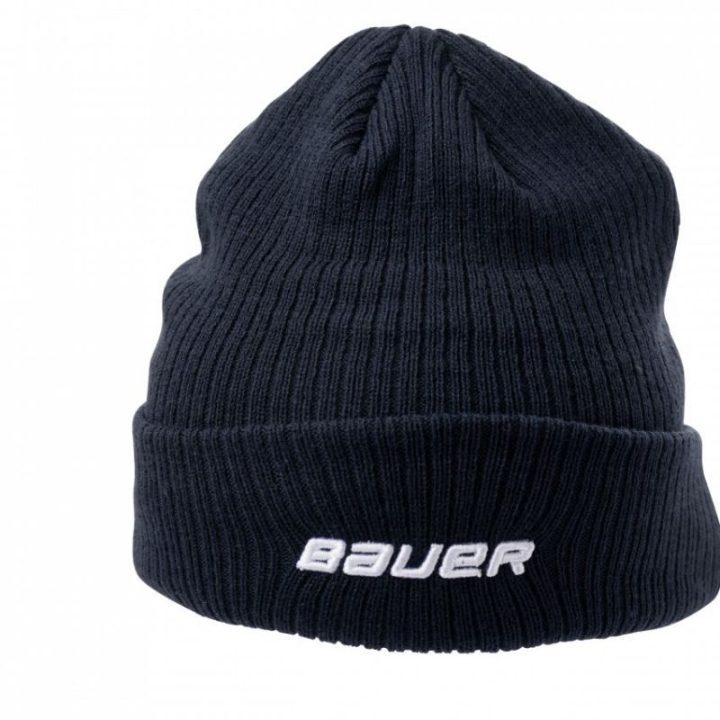 Žieminė kepurė su flisiniu pamušalu Bauer Team Ribbed Touque SR