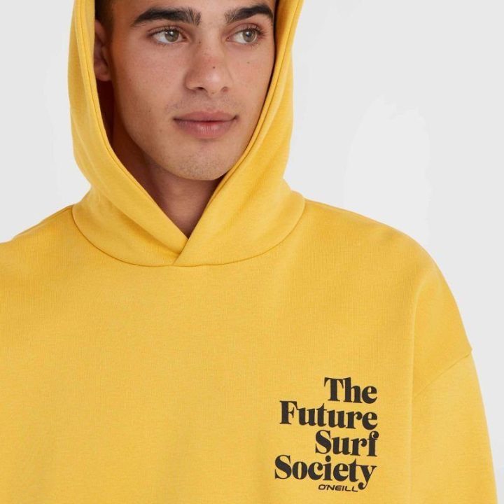 Vyriškas džemperis su gobtuvu O'Neill Future Surf Society, geltonas