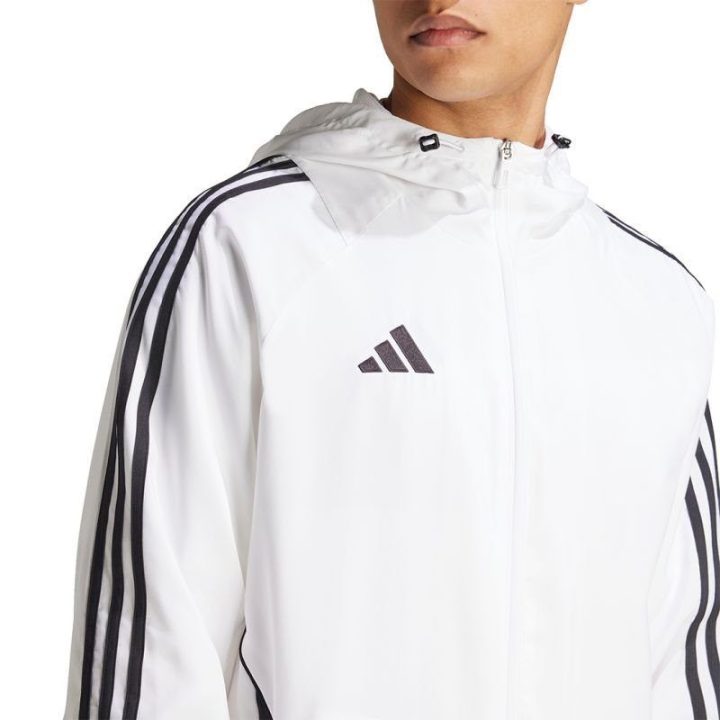 Vyriška striukė nuo vėjo adidas Tiro 24, balta