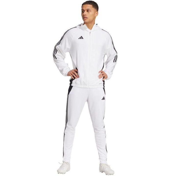 Vyriška striukė nuo vėjo adidas Tiro 24, balta