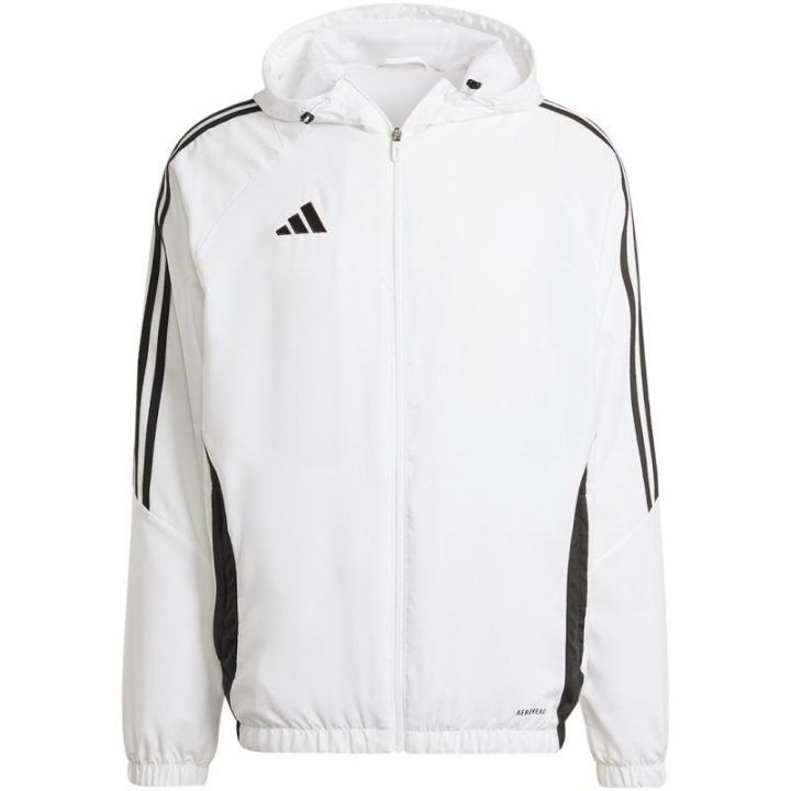 Vyriška striukė nuo vėjo adidas Tiro 24, balta