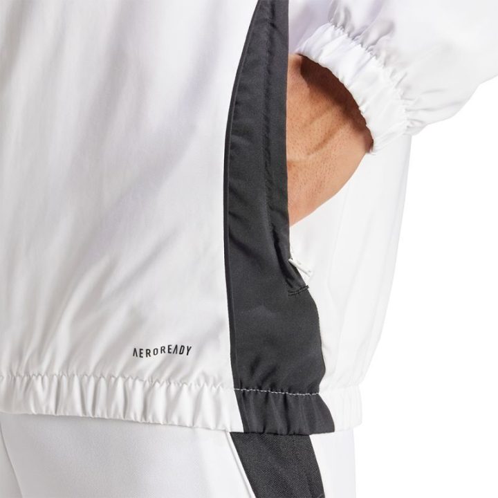 Vyriška striukė nuo vėjo adidas Tiro 24, balta