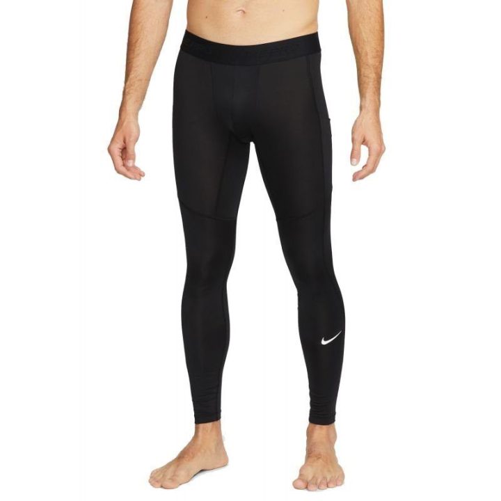 Vyriškos ilgos termoaktyviosios kelnės Nike Pro, juodos