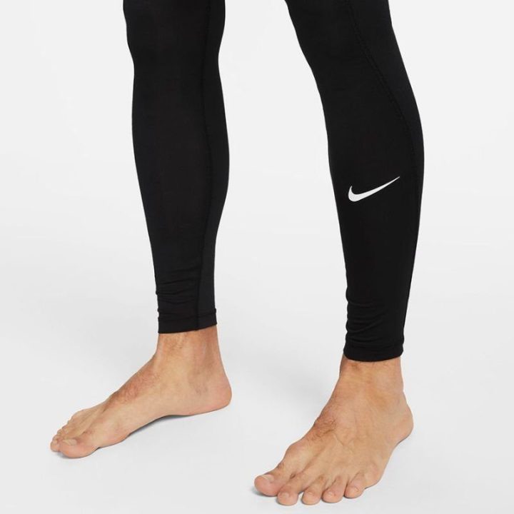 Vyriškos ilgos termoaktyviosios kelnės Nike Pro, juodos