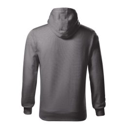 Moteriškas medvilninis džemperis su gobtuvu Malfini Cape Free, pilkas