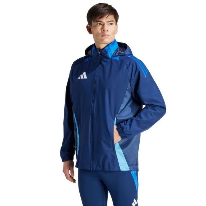 Vyriška neperšlampama striukė adidas Tiro 24, mėlyna