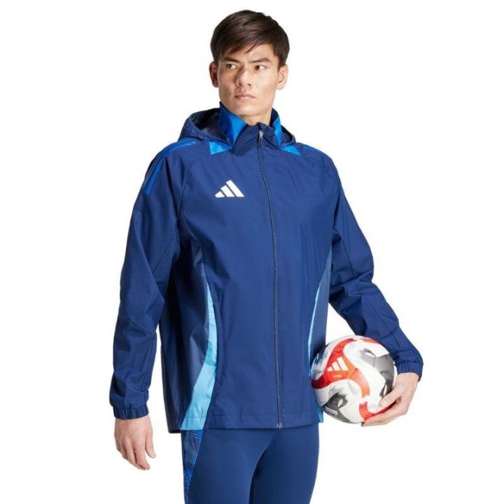 Vyriška neperšlampama striukė adidas Tiro 24, mėlyna