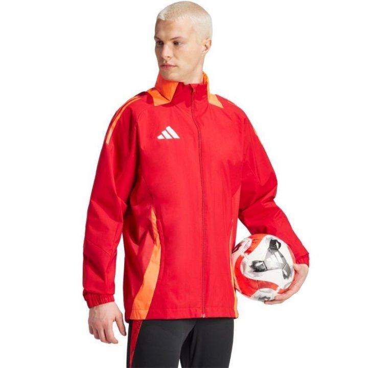 Vyriška striukė adidas Tiro 24 Competition All-Weather, raudona