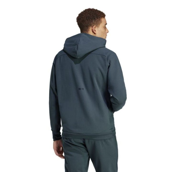 Vyriškas džemperis su gobtuvu adidas ZNE Winterized, tamsiai mėlynas