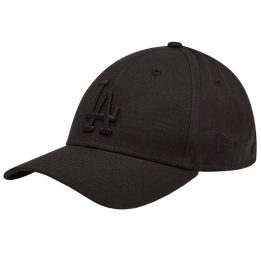 Uniseks kepurė su snapeliu New Era 9FORTY Los Angeles Dodgers, juoda