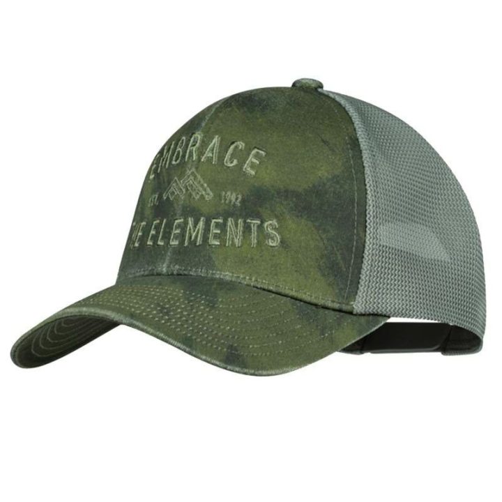 Uniseks kepurė su snapeliu Buff Trucker Cap, žalia