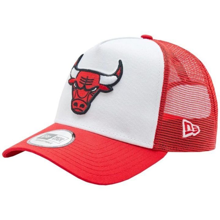 Uniseks kepurė su snapeliu New Era A-Frame Chicago Bulls, juoda