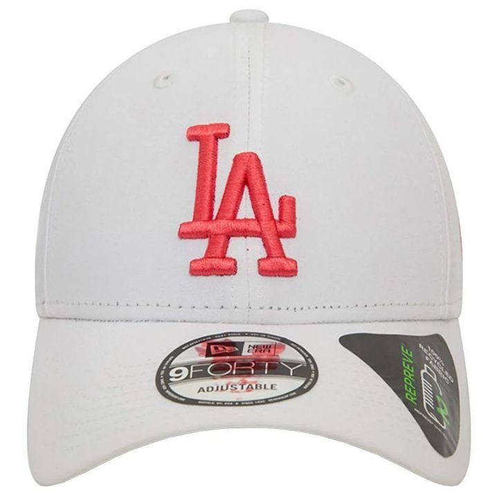 Kepurė New Era Repreve 940 Los Angeles Dodgers, rožinė