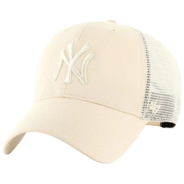 Kepurė su snapeliu 47 Brand MLB New York Yankees Branson, smėlio