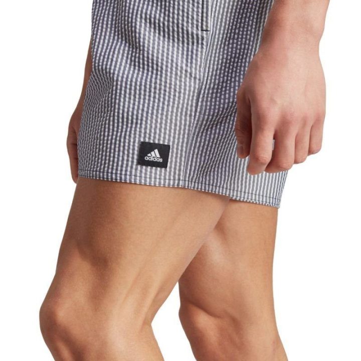 Vyriški maudymosi šortai adidas Stripey Classics, pilki