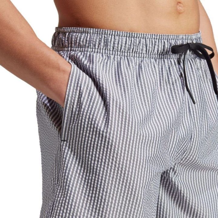 Vyriški maudymosi šortai adidas Stripey Classics, pilki