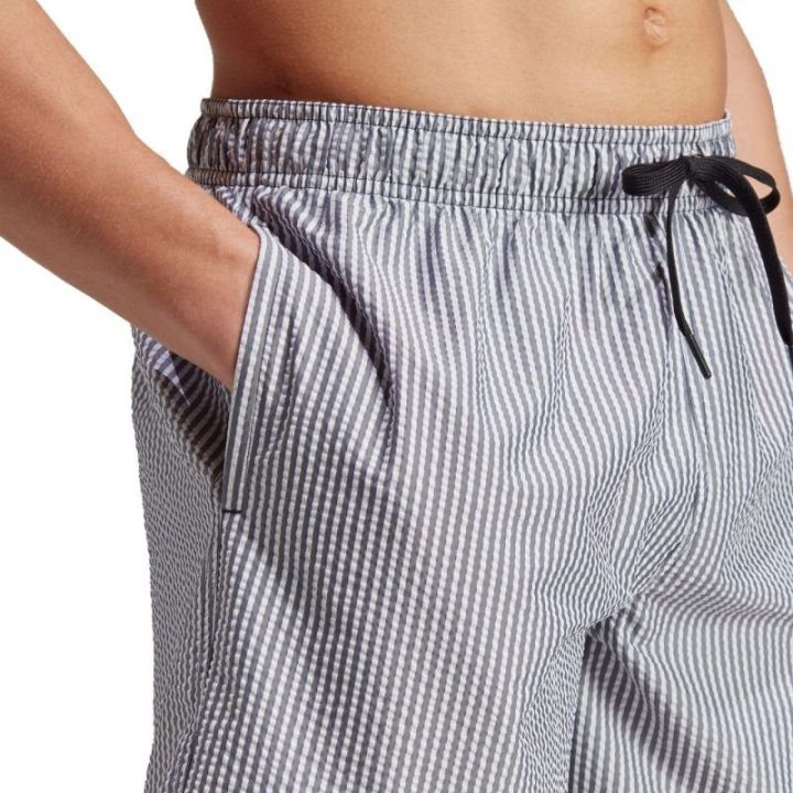 Vyriški maudymosi šortai adidas Stripey Classics, pilki