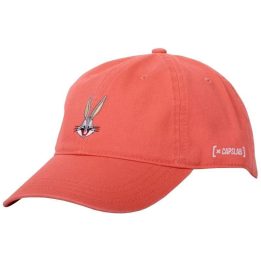 Uniseks kepurė su snapeliu Capslab Freegun Looney Tunes, oranžinė