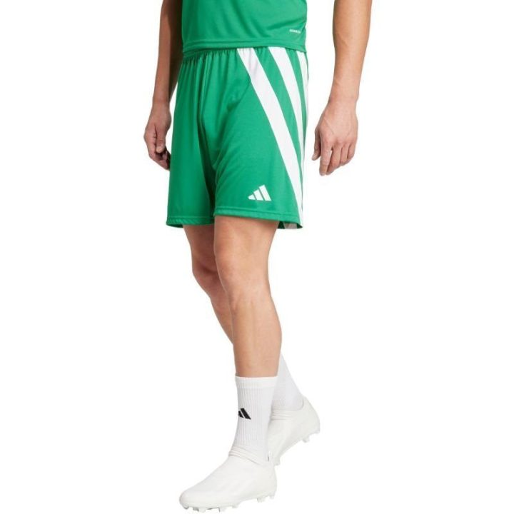 Vyriški futbolo šortai adidas Fortore 23, žali ir balti