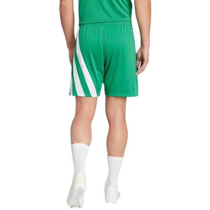 Vyriški futbolo šortai adidas Fortore 23, žali ir balti