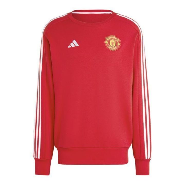Vyriškas džemperis adidas Manchester United DNA, raudonas