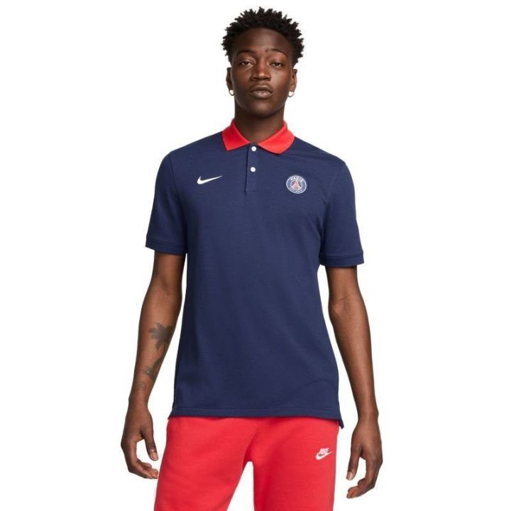 Vyriški polo marškinėliai Nike PSG Dri-Fit 2.0, tamsiai mėlyni