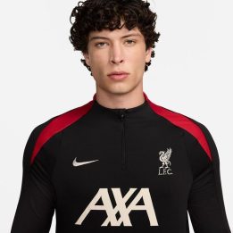 Vyriškas treniruočių džemperis Nike Liverpool FC Strike, juodas