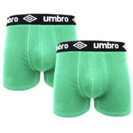 Vyriški medvilniniai bokseriai Umbro, 2 vnt., žali