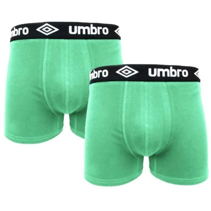 Vyriški medvilniniai bokseriai Umbro, 2 vnt., žali