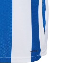 Vaikiški rungtynių marškinėliai adidas Striped 24, balti ir mėlyni