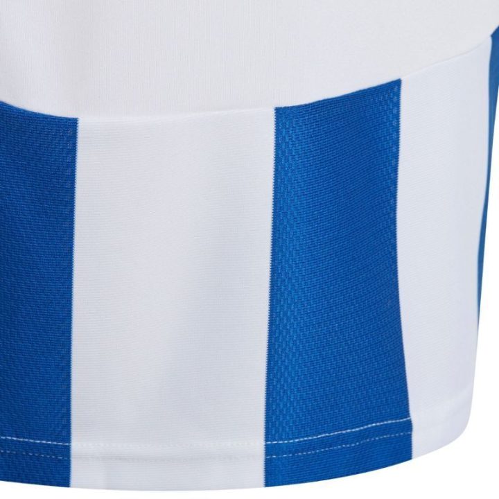 Vaikiški rungtynių marškinėliai adidas Striped 24, balti ir mėlyni