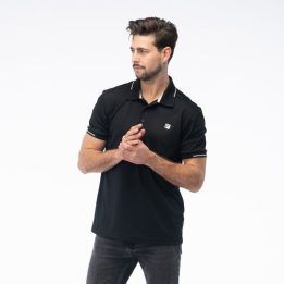 Vyriški polo marškinėliai Fitanu Rohan, juodi