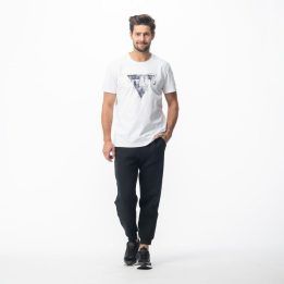 Vyriški greitai džiūstantys marškinėliai Fitanu, balti