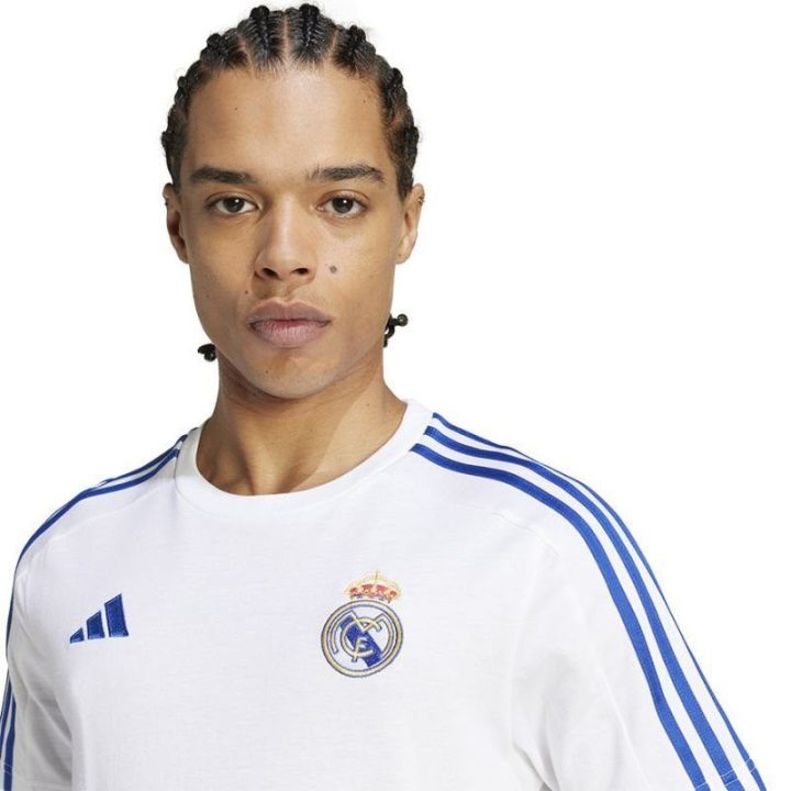 Vyriški marškinėliai adidas Real Madrid Tee, balti