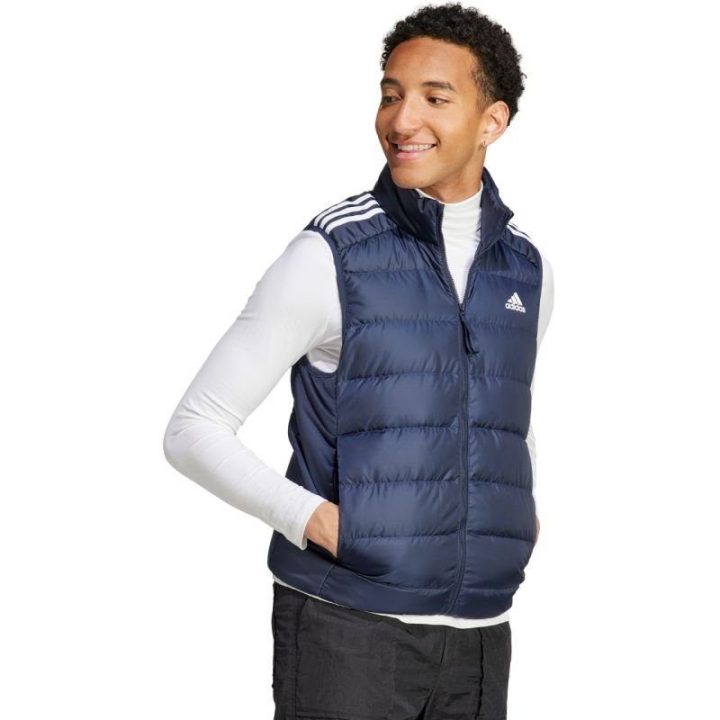 Vyriška pūkinė liemenė adidas 3-Stripes, tamsiai mėlyna