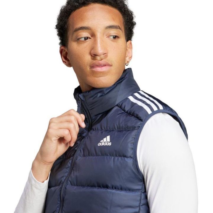 Vyriška pūkinė liemenė adidas 3-Stripes, tamsiai mėlyna