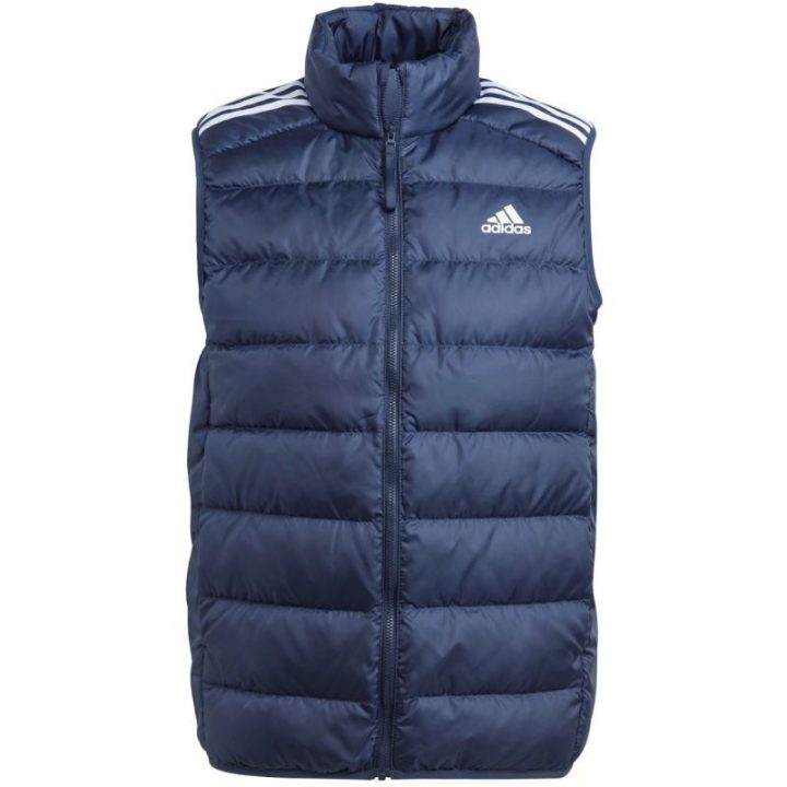 Vyriška pūkinė liemenė adidas 3-Stripes, tamsiai mėlyna